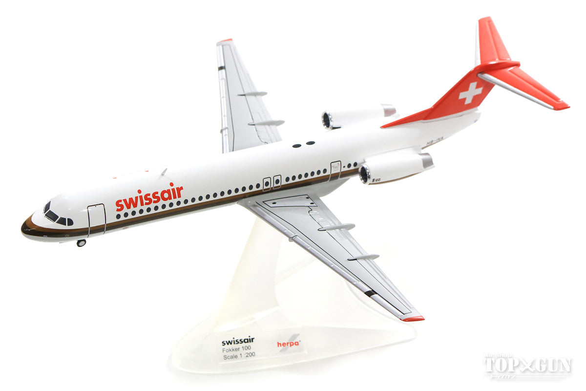 Avion De Ligne HERPA Fokker 100 Deutsche BA, échelle 1/200, Collection