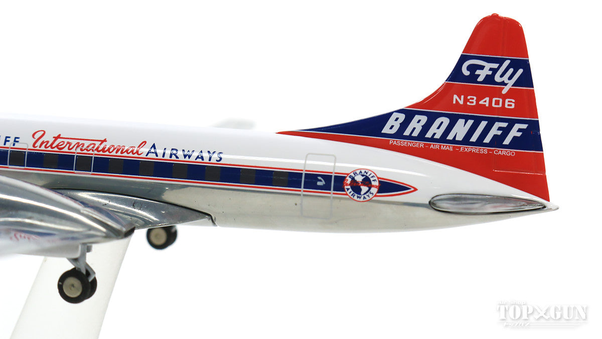 CV-340 Braniff International Airlines N3406 1/200 *Made of metal [559621]