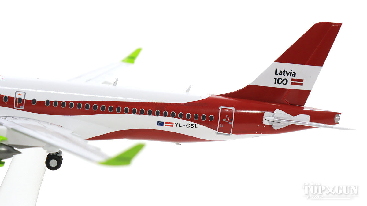 A220-300 AirBaltic YL-CSL Latvian 100th Anniversary Painted 1/200 [559690]