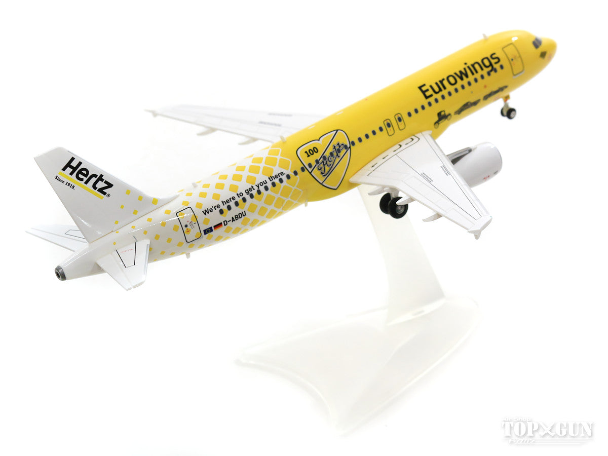 A320 Eurowings special paint "Hertz 100th Anniversary of Rent-A-Car / Hertz 100 Jahre" 2018 D-ABDU 1/200 *Plastic [559904]