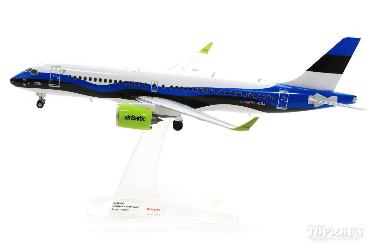 Herpa Wings A220-300 エアバルティック 「エストニア」 YL-CSJ