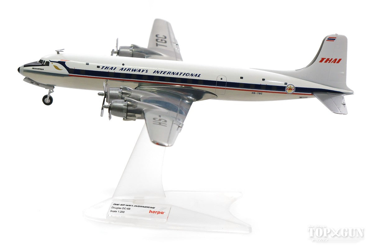 DC-6B Thai Airways International "Srisoonthon" HS-TGC 1/200 *Made of metal [570893]