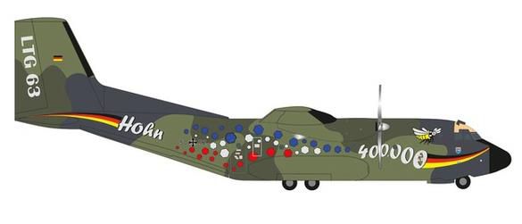 C-160 ドイツ空軍 LTG 63 50+72 40万飛行時間記念塗装 1/200 ※金属製 [570909]