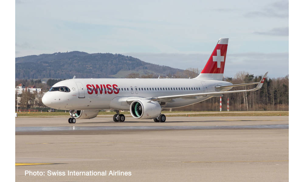 A320neo Swiss International Air Lines "Engelberg" HB-JDA 1/200 *Plastic [570947]