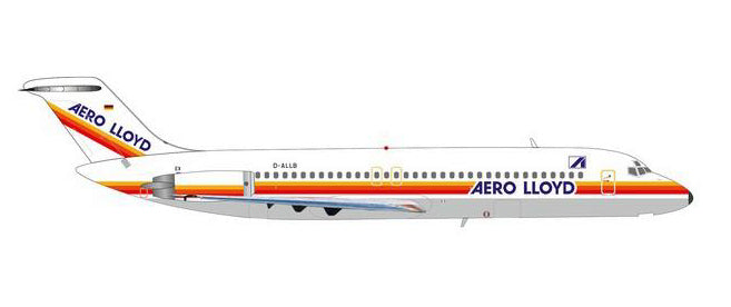 DC-9-30 Aeroroid D-ALLB 1/200 *Made of metal [571012]