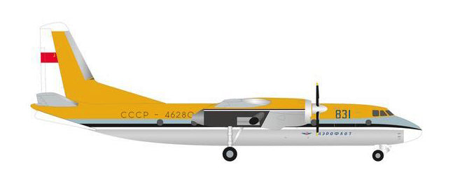 アントノフ AN-24B アエロフロート・ロシア航空 Le Bourget 1969 展示機 CCCP-46280 1/200 ※金属製 [571043]