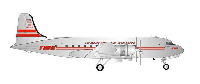 DC-4 Trans World Airlines "The Acropolis" N45346 1/200 *Made of metal [571074]