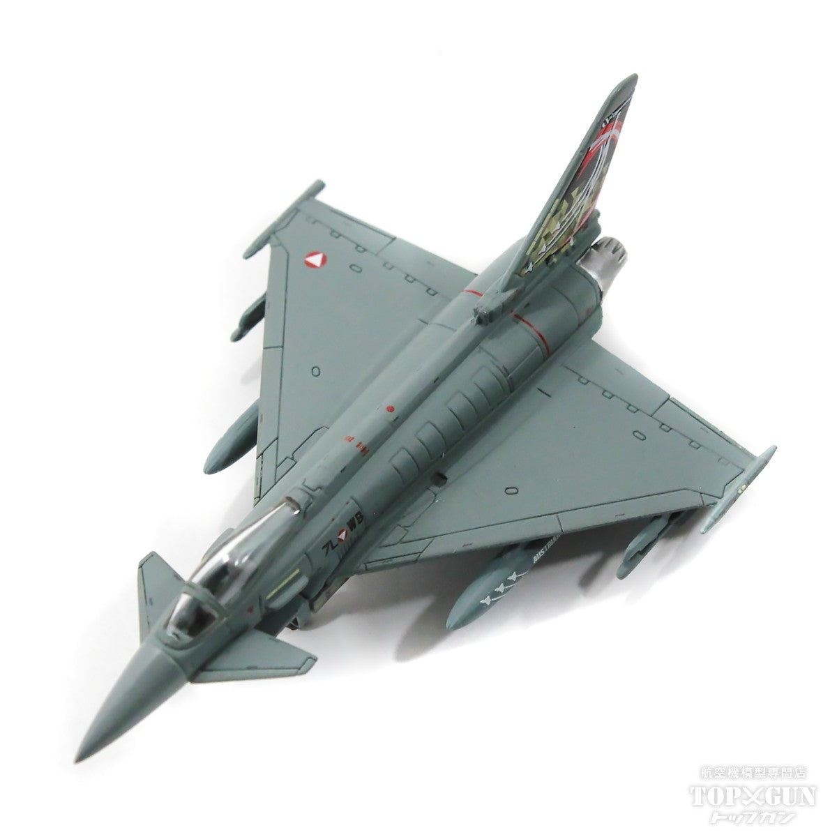 Eurofighter Austrian Air Force Uberwachungsgeschwader Zeltweg Air Base "Austrian Typhoons" 7L-WB 1/200 *Made of metal [571210]