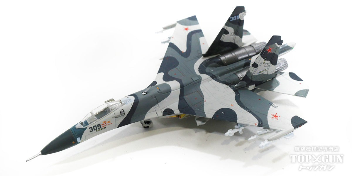 Su-27SM Demonstrator #305 Black 1/200 *Made of metal [571425]