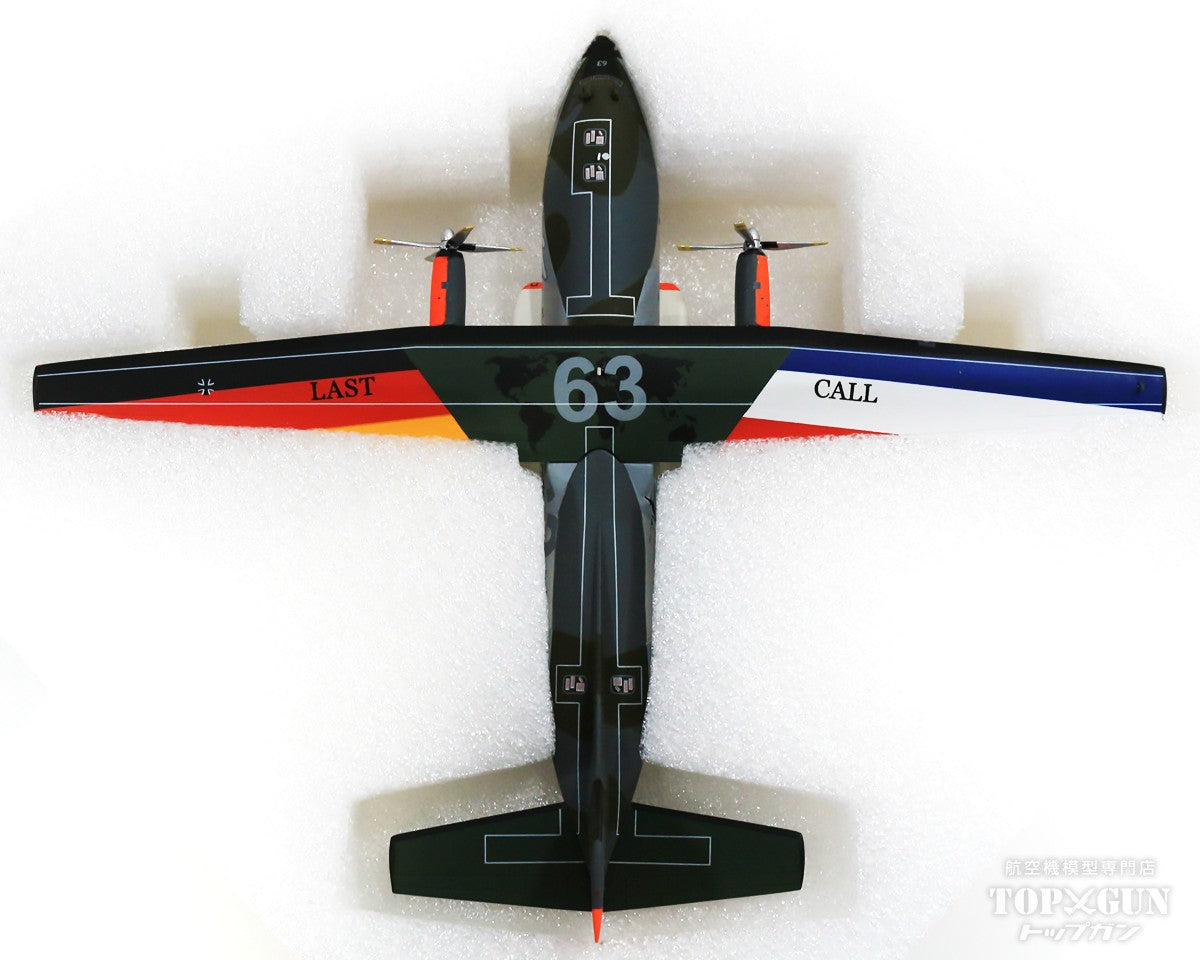 C-160 Transal German Air Force 63rd Airlift Wing 50+40 Retro Brummel Horn Air Base 1/200 *Made of metal [571562]