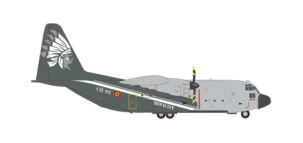 C-130H Belgian Air Force 15th Airlift Wing 20th Squadron Special Paint "50th Anniversary of C-130 Operation" 21st year Melsbroek Base CH-01 1/200 [571791]