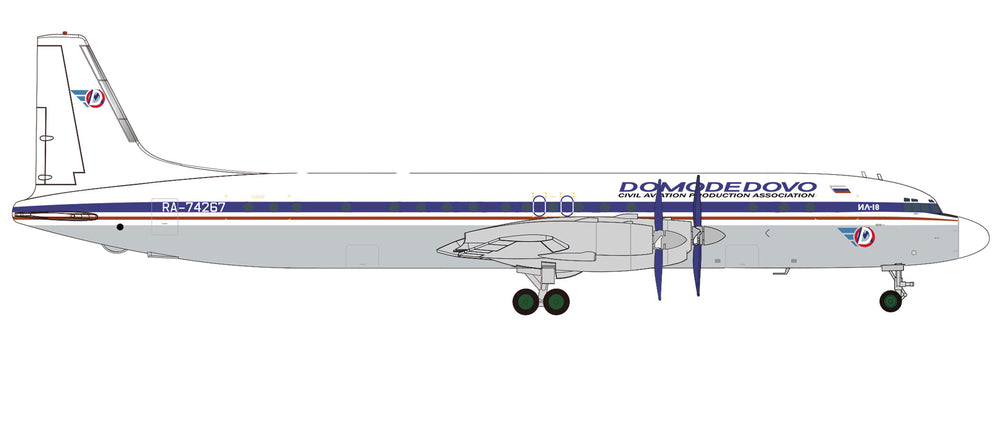 IL-18 Domodedovo Airlines (Russia) 1990s RA-74267 1/200 [571937]