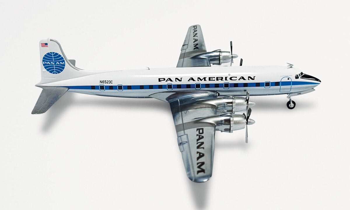 DC-6B パンアメリカン航空 1960年代 N6523C 「Clipper Betsy Ross」 1/200 [572187]