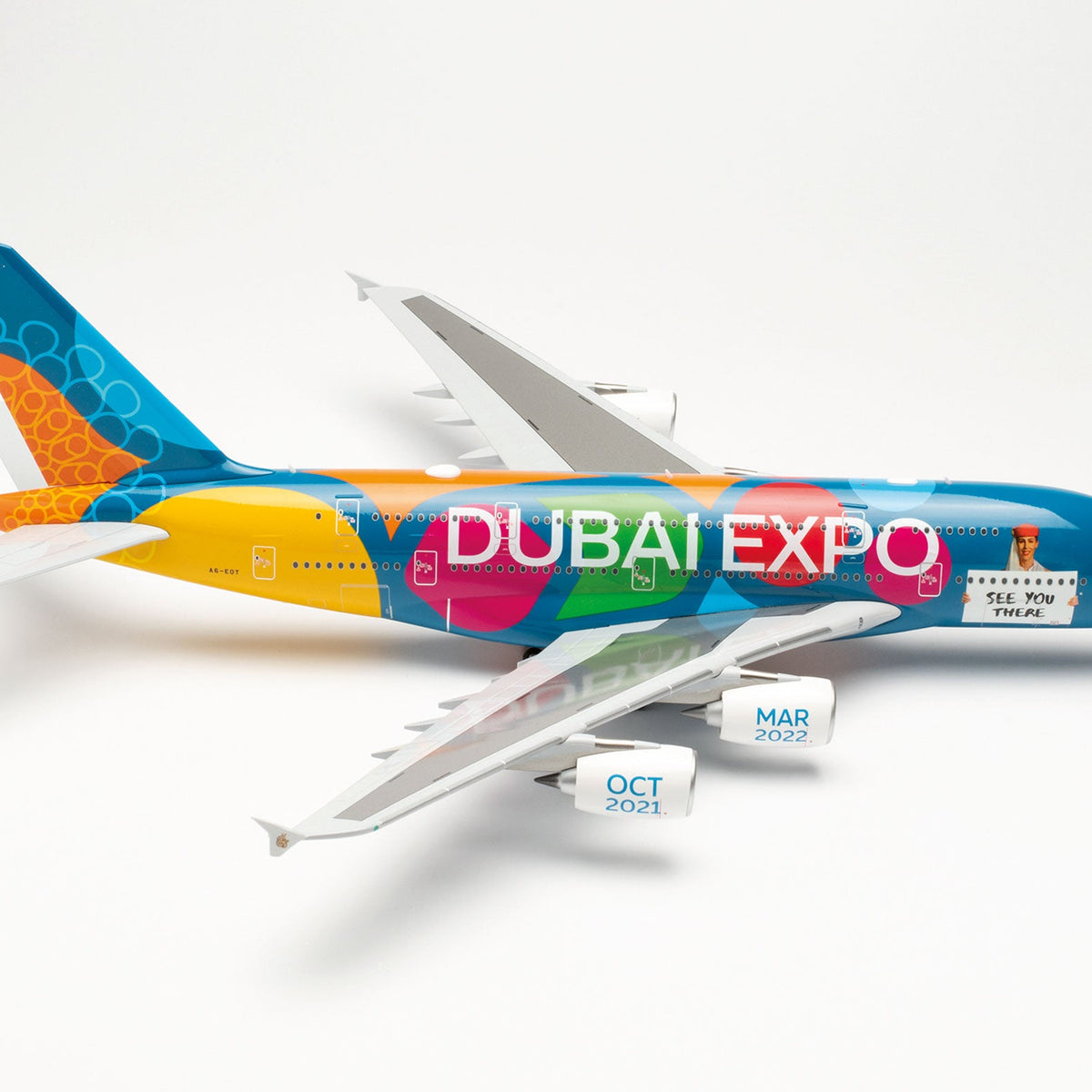 Herpa Wings A380 エミレーツ航空 特別塗装「ドバイエキスポ2020」 A6