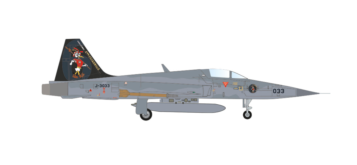 【予約商品】F-5E スイス空軍 第6飛行隊 「ダッグス」 パイェルヌ基地 J-3033 1/200 [572514]