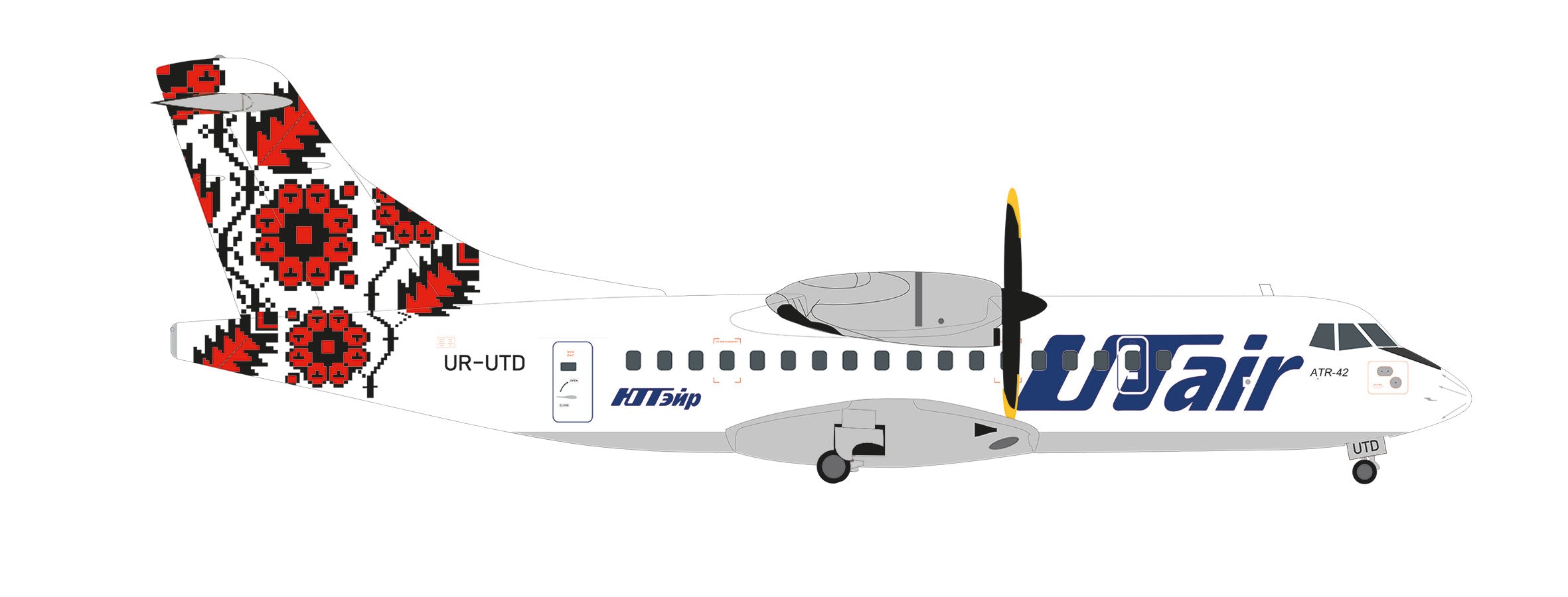 [Pre-order item] ATR-42-300 UT Air Ukraine 2010s UR-UTD 1/200 [572651]