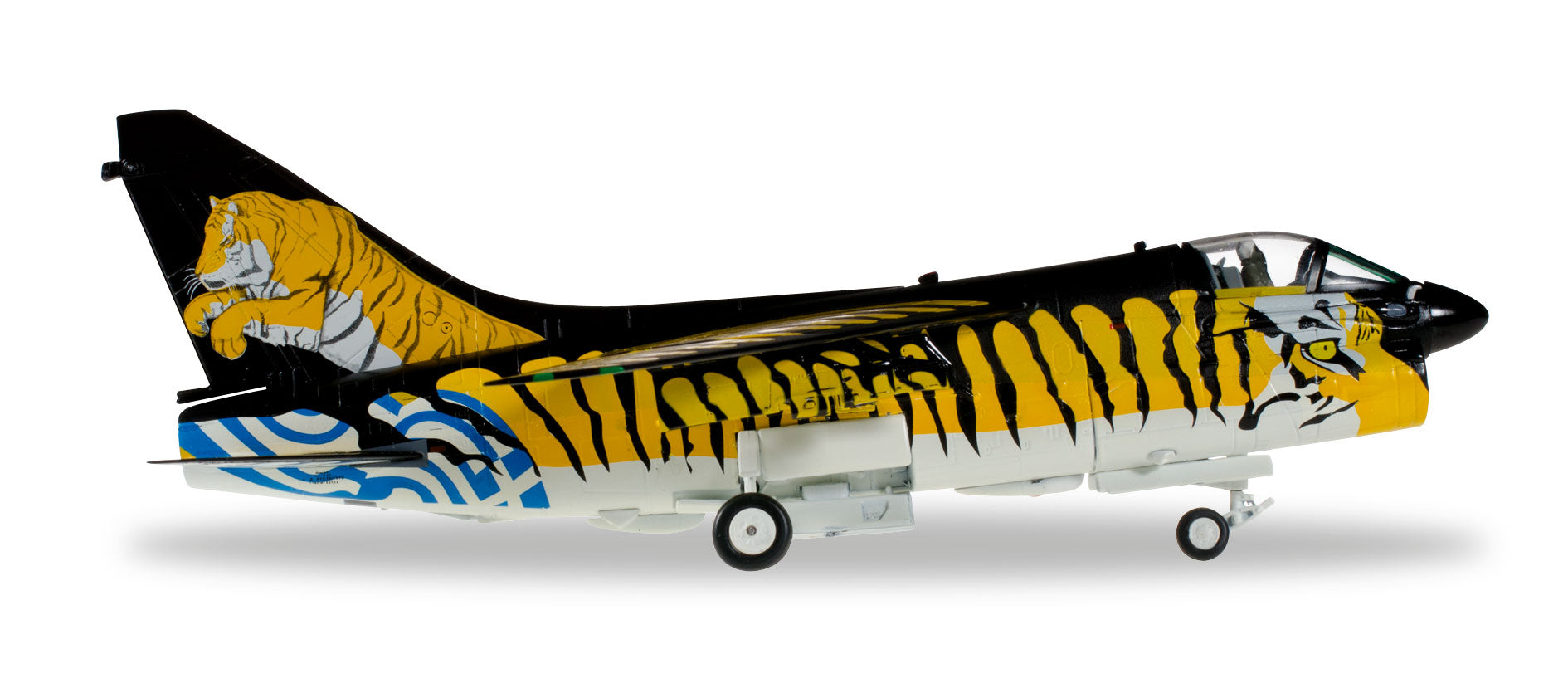 A-7E Corsair II Hellenic Air Force 335th Bombardment Squadron "Tigris" Special Paint "Tiger Meat" #158825 1/72 *New Mold [580014]