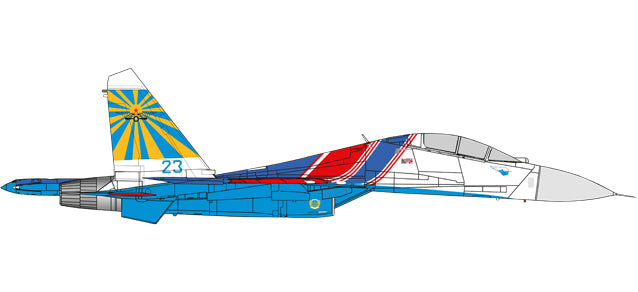 Su-27UB「フランカーB」 ロシア空軍 第237技術展示センター アクロチーム「ルースキエ・ヴィーチャズィ／ロシアン・ナイツ」 #23 1/72 [580212]