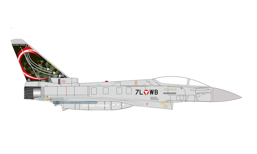 Eurofighter Austrian Air Force Zeltweg Airfield 7L-WB 1/72 *Made of metal [580649]