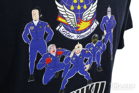 航空自衛隊 ブルーインパルス×キン肉マン ネイビーTシャツ Sサイズ [60529S]