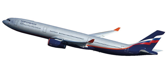 A330-300 Aeroflot Airlines "B.Pasternak" VQ-BCV (Snap-in model, no gear, stand only) 1/200 *Plastic [609289-001]