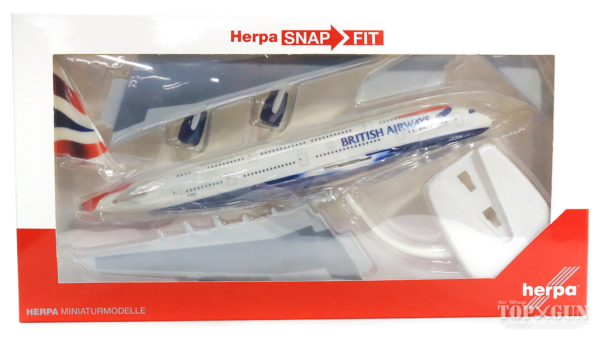 A380 British Airways G-XLEA (Snap-in model, stand version, no landing gear) 1/250 [609791]