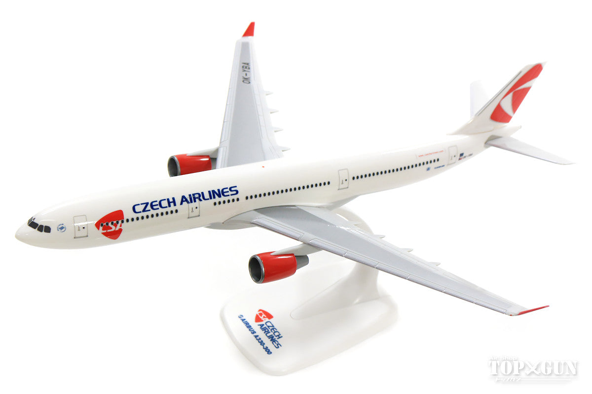 A330-300 CSA Czech Airlines OK-YBA (Snap-in model, stand specification, no landing gear) 1/200 *Plastic [609845-001]