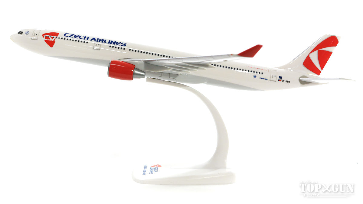 A330-300 CSA Czech Airlines OK-YBA (Snap-in model, stand specification, no landing gear) 1/200 *Plastic [609845-001]