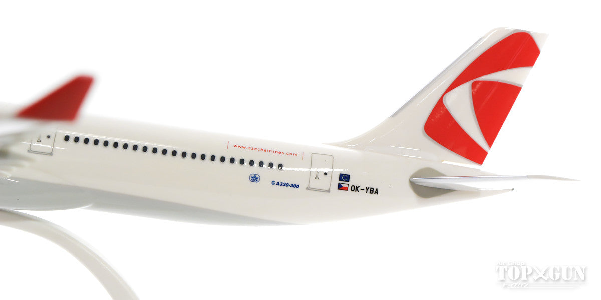 A330-300 CSA Czech Airlines OK-YBA (Snap-in model, stand specification, no landing gear) 1/200 *Plastic [609845-001]