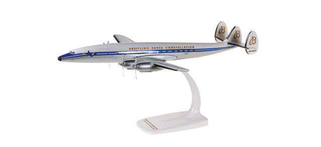 [Pre-order item] L-1049H Super Constellation Flying League Preserved Aircraft "Breitling" 60th Anniversary Paint (Snap-in model, no gear, stand only) 1/125 *Plastic [610155-002]