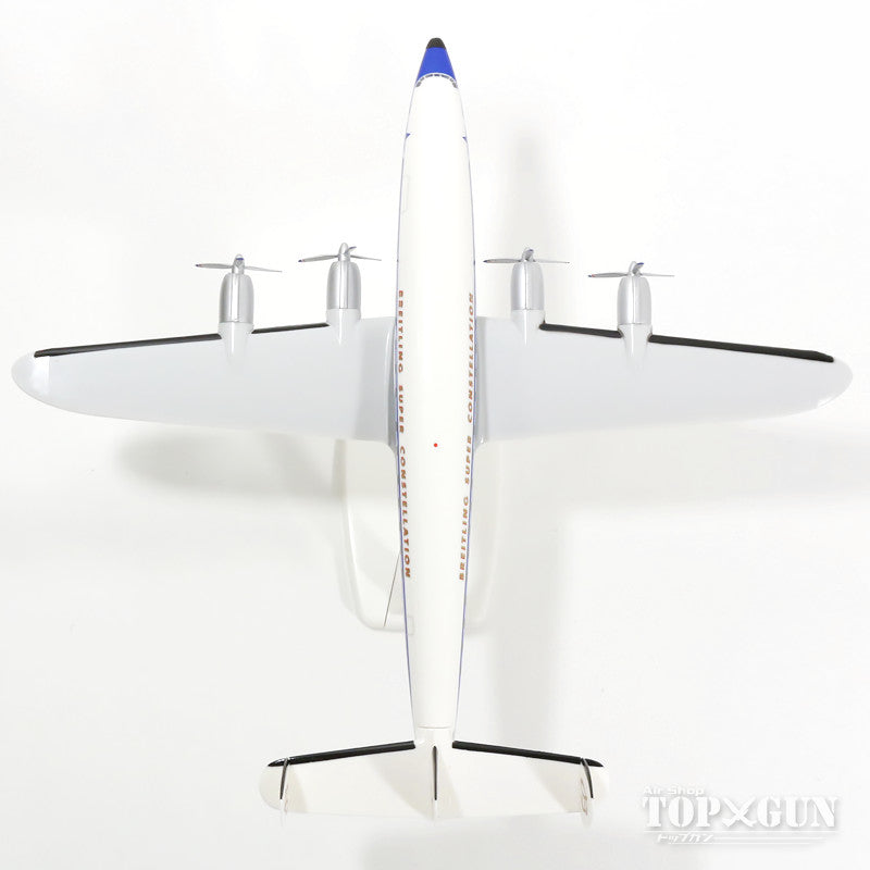 L-1049H Super Constellation Flying League Preservation Aircraft "Breitling" 60th Anniversary Paint (Snap-in Model, Stand Specification, No Landing Gear) HB-RSC 1/125 *Plastic [610155-001]