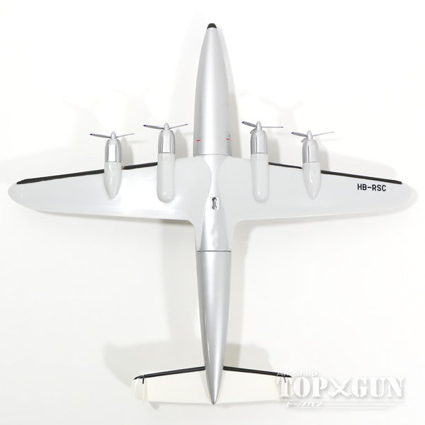 L-1049H Super Constellation Flying League Preservation Aircraft "Breitling" 60th Anniversary Paint (Snap-in Model, Stand Specification, No Landing Gear) HB-RSC 1/125 *Plastic [610155-001]