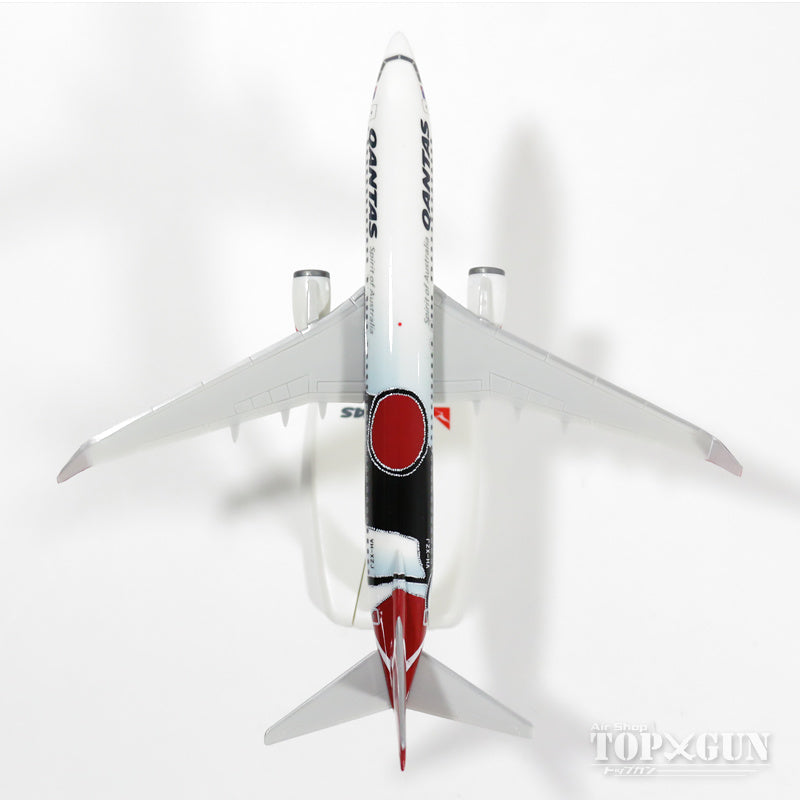 737-800w Qantas Special Paint "Mendou Wuliji" 2013 (Snap-in model, stand specification, no landing gear) VH-XZJ 1/200 *Plastic [610247]