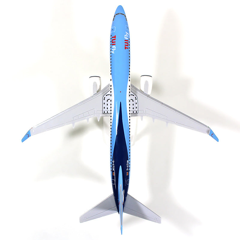 737-800w TUIフライ 新塗装 （スナップインモデル・スタンド仕様・ランディングギアなし） D-ATUM 1/100 ※プラ製 [610254]