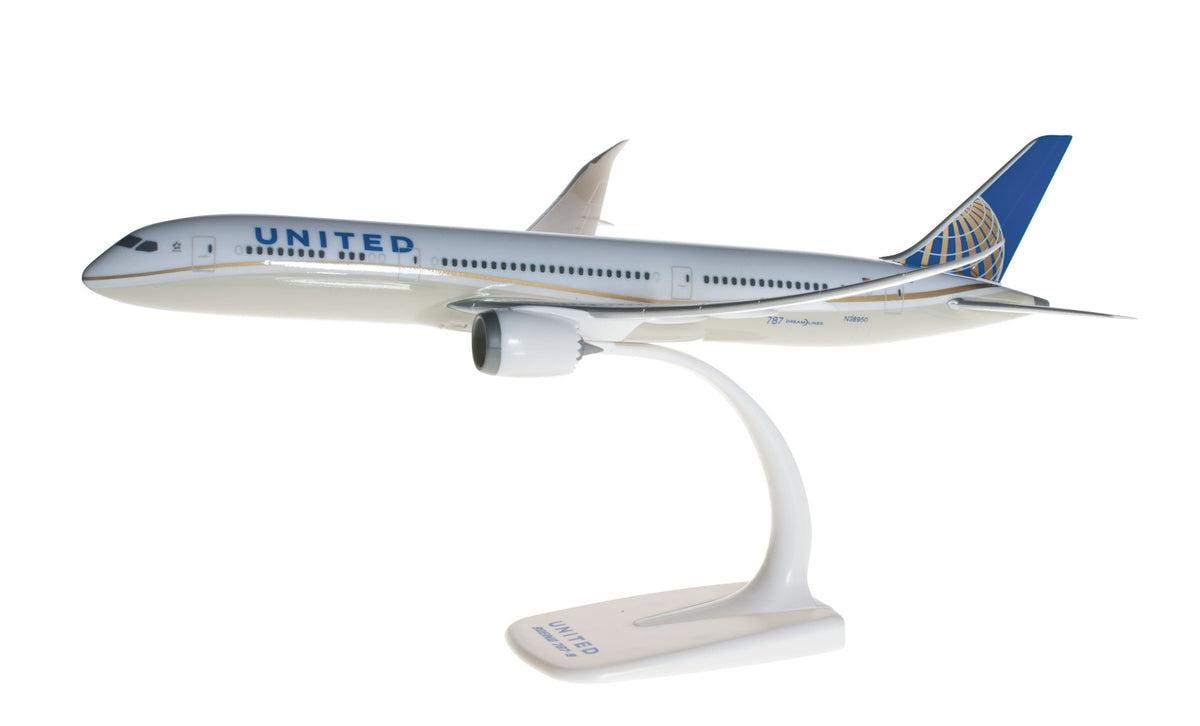 787-9 ユナイテッド航空 N28950  （スナップインモデル・スタンド仕様・ランディングギアなし) 1/200 ※プラ製 [610452]