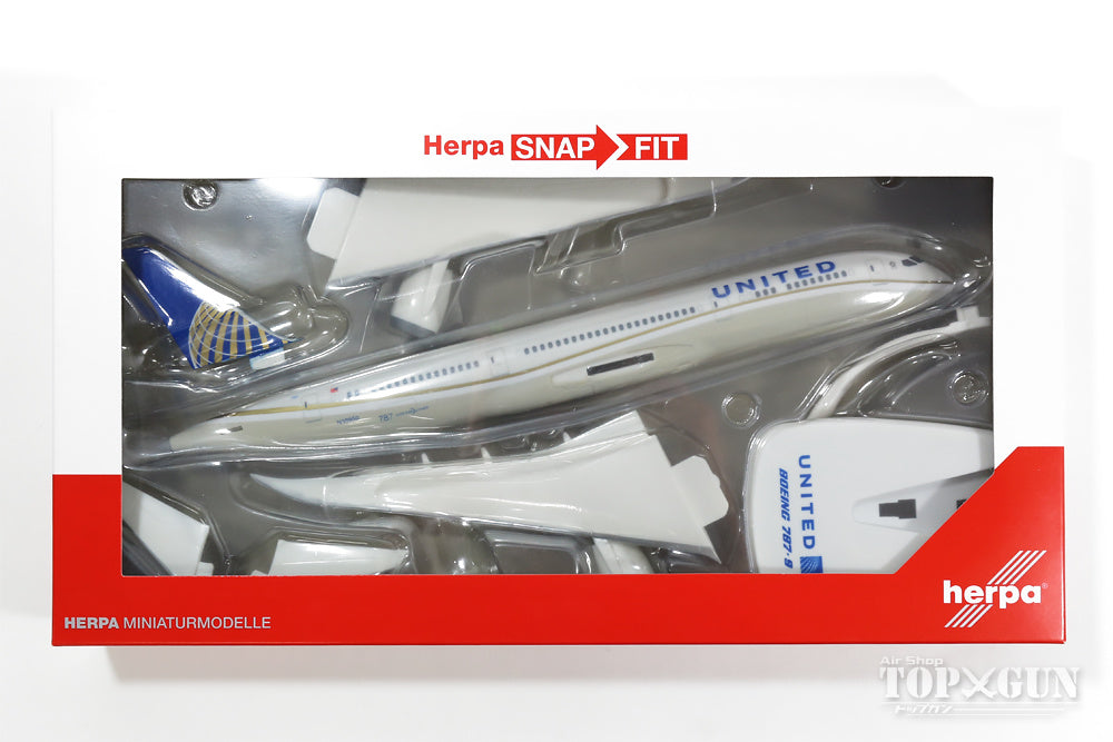 787-9 United Airlines N28950 (Snap-in model, stand version, no landing gear) 1/200 *Plastic [610452]