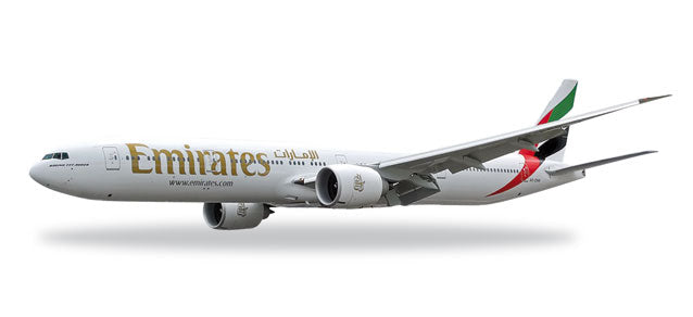 777-300ER Emirates Airlines A6-ENR 1/200 (Snap-in model, stand included, no landing gear) *Plastic [610544]