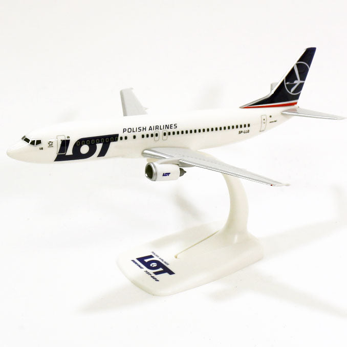 737-400 LOTポーランド航空 （スナップインモデル・スタンド仕様・ランディングギアなし） SP-LLG 1/180 ※プラ製 [610612]