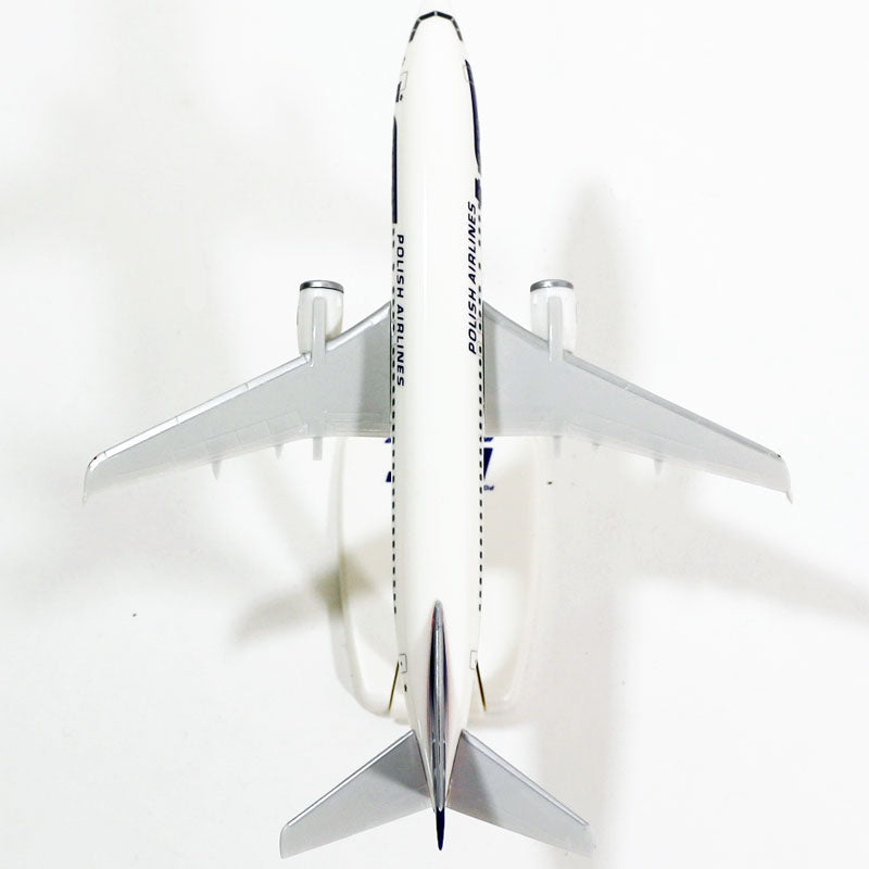 737-400 LOT Polish Airlines (Snap-in model, stand version, no landing gear) SP-LLG 1/180 *Plastic [610612]