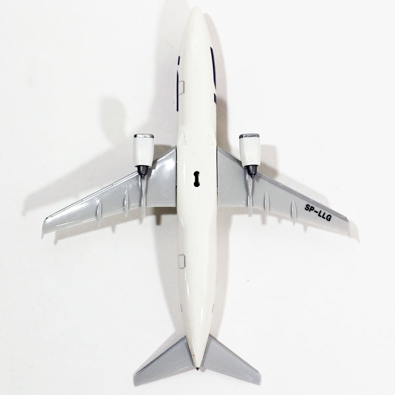 737-400 LOT Polish Airlines (Snap-in model, stand version, no landing gear) SP-LLG 1/180 *Plastic [610612]