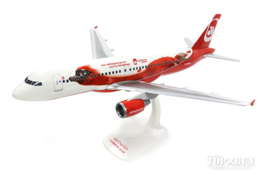 A320 Air Berlin special paint "Top Bonus" (snap-in model, stand version, no landing gear) D-ABFO 1/100 *Plastic [610667]