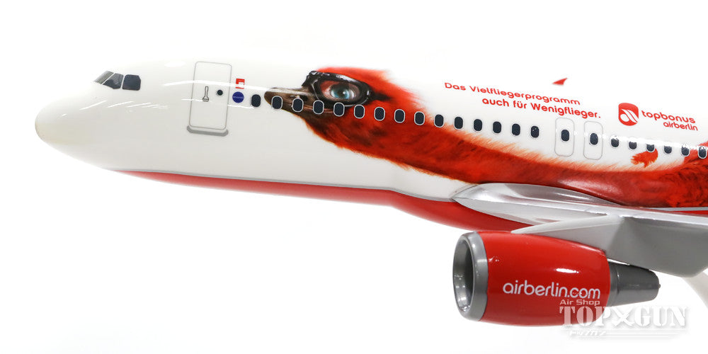 A320 エア・ベルリン 特別塗装 「トップ・ボーナス」 （スナップインモデル・スタンド仕様・ランディングギアなし） D-ABFO 1/100  ※プラ製 [610667]