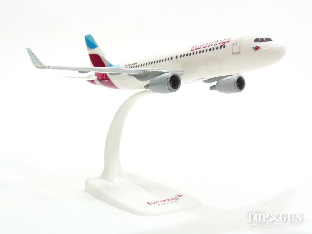 A320SL ユーロウイングス 新塗装 （スナップインモデル・スタンド仕様・ランディングギアなし） D-AIZQ 1/200 ※プラ製 [610674]