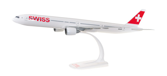 777-300ER Swiss International Air Lines HB-JNB (Snap-in model, no gear, stand only) 1/200 *Plastic [610698-001]