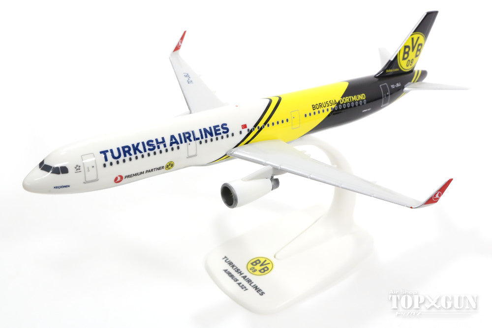 A321SL Turkish Airlines special livery "BVB 09 Borussia Dortmund" (snap-in model, stand model, no landing gear) TC-JSJ 1/200 *Plastic [610704]