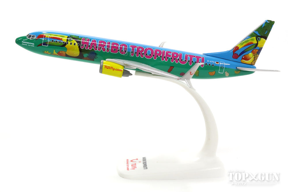 737-800sw TUIfly 特別塗装 「ハリボー・トロピフルッティ（トロピカルフルーツ）」（スナップインモデル・ギアなし・スタンド専用） D-ATUJ 1/200 ※プラ製 [610773]