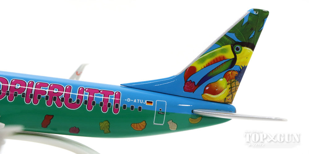 737-800sw TUIfly 特別塗装 「ハリボー・トロピフルッティ（トロピカルフルーツ）」（スナップインモデル・ギアなし・スタンド専用） D-ATUJ 1/200 ※プラ製 [610773]