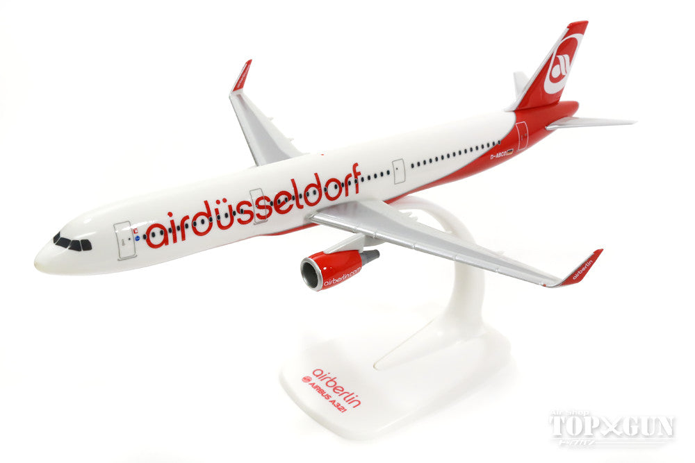 A321SL Air Berlin special paint "Air Dusseldorf" (snap-in model, stand version, no landing gear) 1/200 *Plastic [610919]