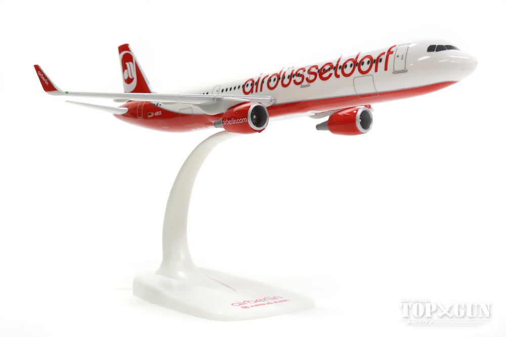 A321SL エア・ベルリン 特別塗装 「エアデュッセルドルフ」 （スナップインモデル・スタンド仕様・ランディングギアなし） 1/200 ※プラ製 [610919]