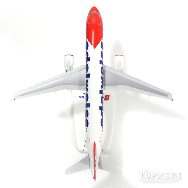 A320 Edelweiss Airlines New Paint HB-IJU (Snap-in Model, Stand Specification, No Landing Gear) 1/200 *Plastic [610940]